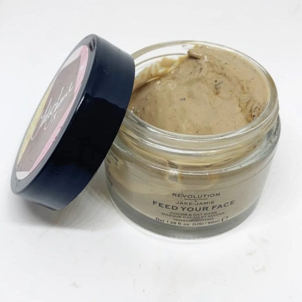 Revolution Jake-Jamie Feed Your Face Cocoa &‎ Oat Mask New Face Skin